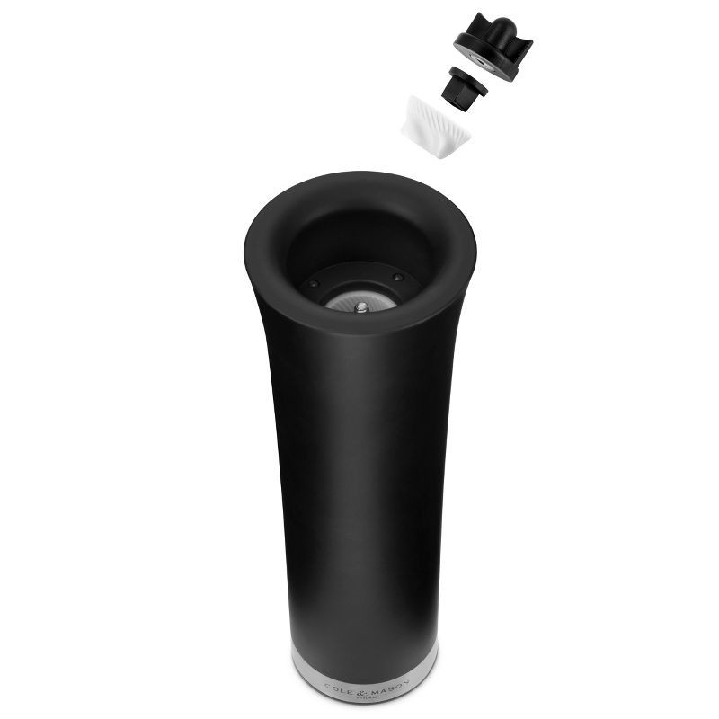 slide 6 of 6, Cole & Mason Electric Gravity Salt and Pepper Grinder Black, 1 ct