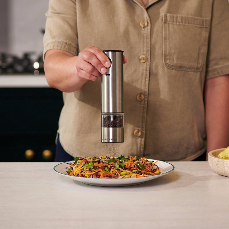 slide 3 of 9, Cole & Mason Electric Battersea Salt and Pepper Grinder, 1 ct
