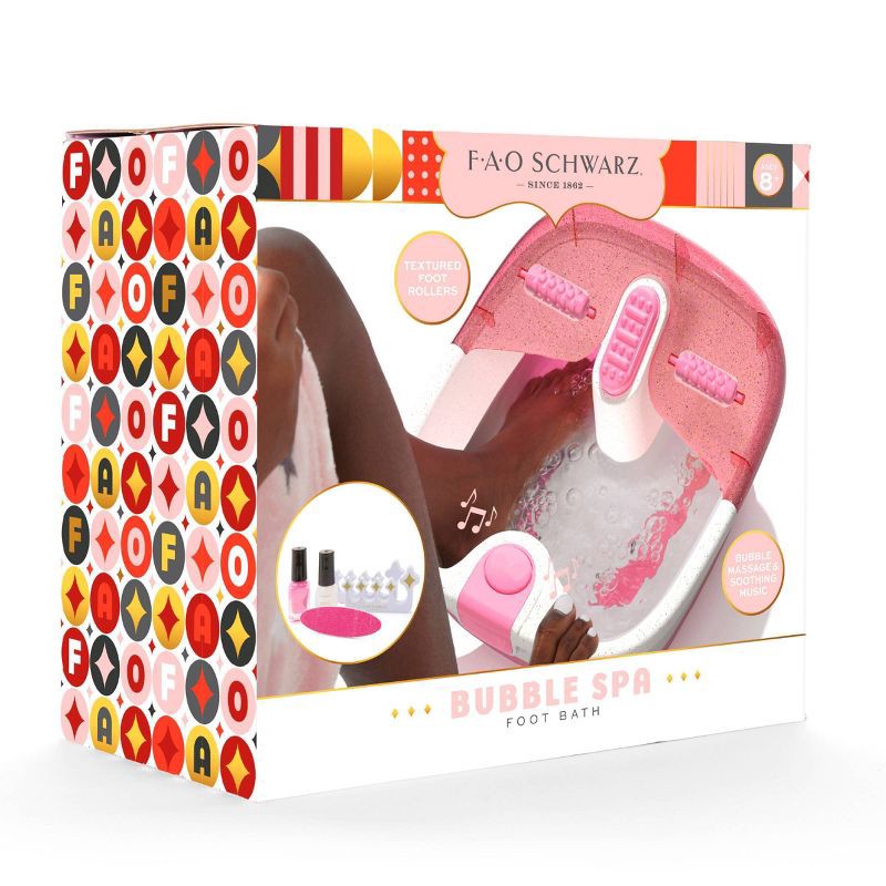 slide 4 of 5, FAO Schwarz Bubble Spa Foot Bath, 1 ct