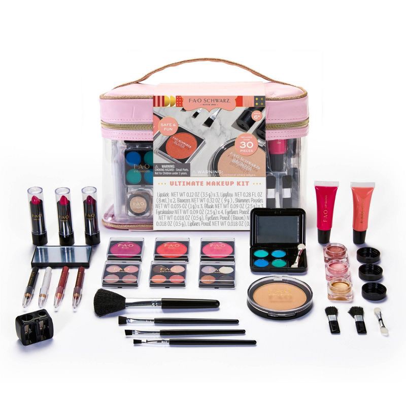slide 1 of 6, FAO Schwarz 33pc Ultimate Makeup Artist Kit, 33 ct