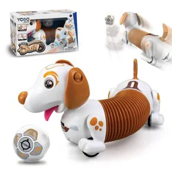 Silverlit ROBO DASH D Interactive Robotic Puppy with Gesture Control, Ball Remote, Barking and Walking Tricks