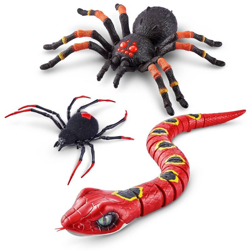 slide 3 of 10, Robo Alive Creepy Crawly Pack: Spider Toy Set with 3 Animal Figures, 1 ct