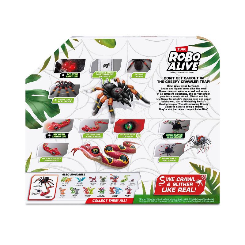 slide 10 of 10, Robo Alive Creepy Crawly Pack: Spider Toy Set with 3 Animal Figures, 1 ct