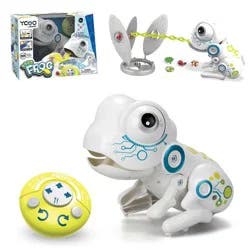 Silverlit ROBO FROG Interactive Remote Control Toy with Tongue Flick Action, Catch Coins Game, Sound Effects and Target Board