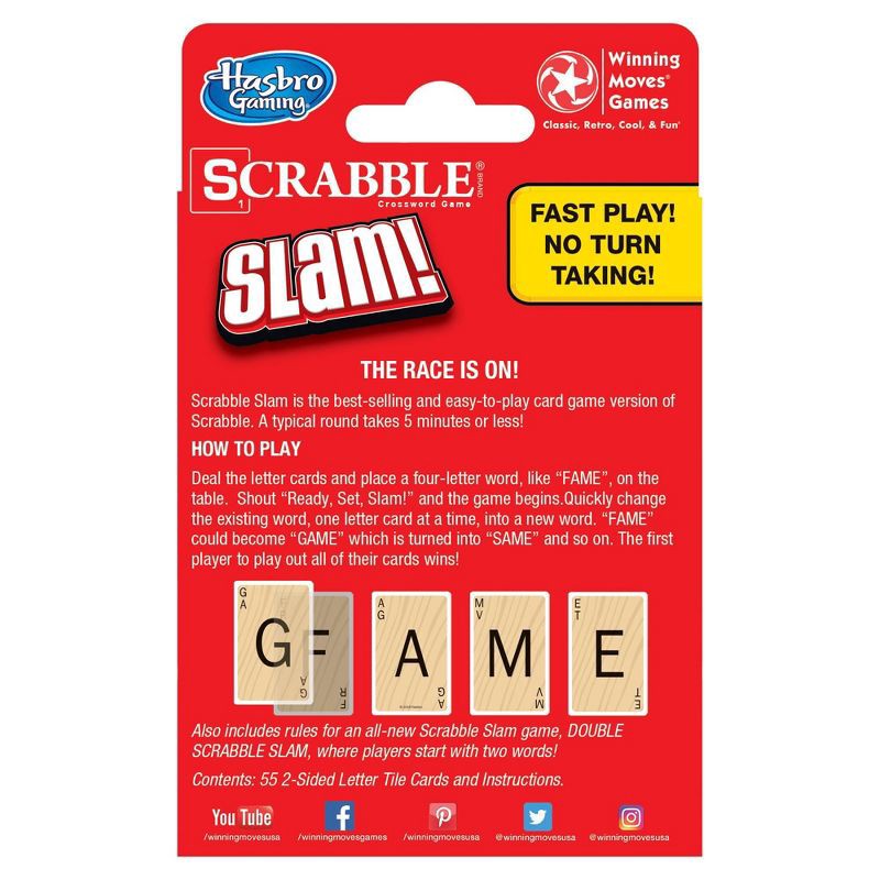 slide 2 of 3, Winning Moves Scrabble Slam Card Game, 1 ct