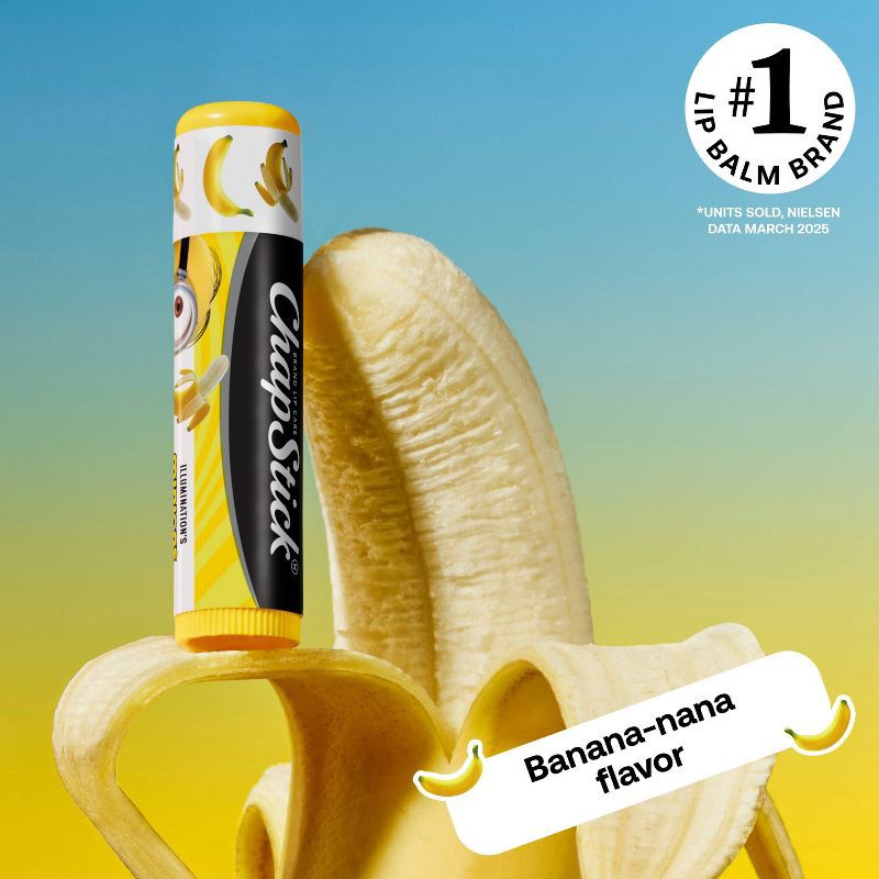 slide 3 of 7, Chapstick Minions Lip Balms - Banana - 3ct, 3 ct