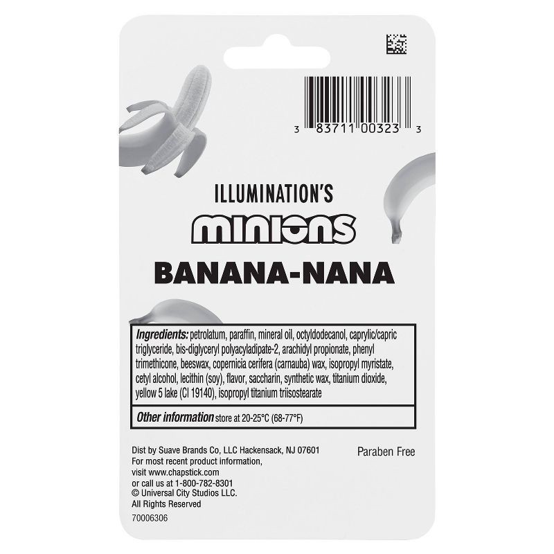 slide 4 of 7, Chapstick Minions Lip Balms - Banana - 3ct, 3 ct