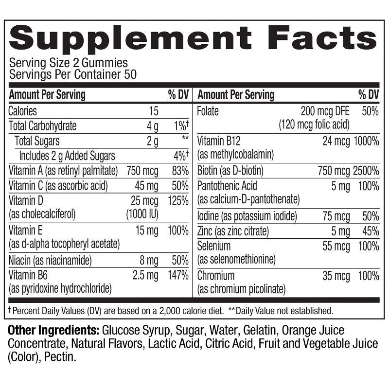 slide 7 of 9, OLLY Teen Girl Multivitamin Gummies - 100ct, 100 ct