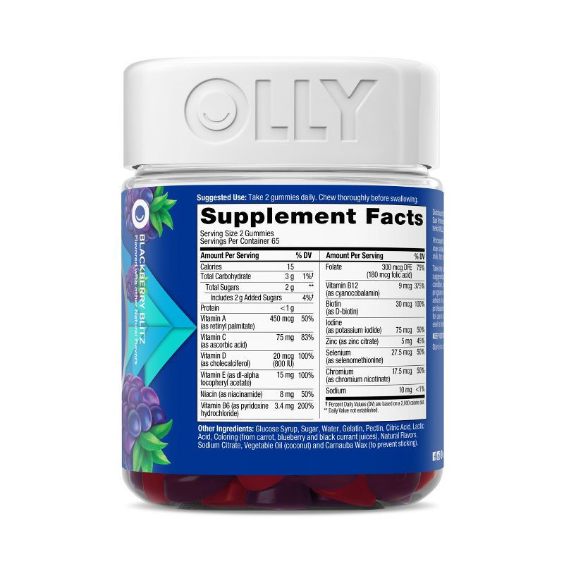 slide 6 of 9, OLLY Men's Multivitamin Gummies - 130ct, 130 ct
