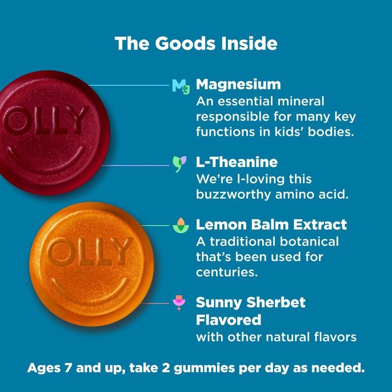 slide 2 of 8, OLLY Kids' Chillax Gummies - 70ct, 70 ct
