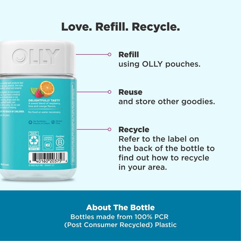 slide 4 of 8, OLLY Kids' Chillax Gummies - 70ct, 70 ct