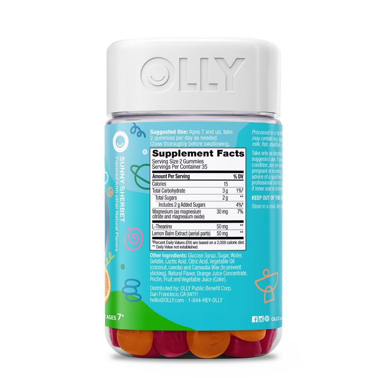 slide 5 of 8, OLLY Kids' Chillax Gummies - 70ct, 70 ct