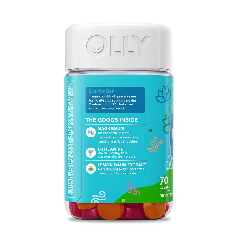 slide 8 of 8, OLLY Kids' Chillax Gummies - 70ct, 70 ct