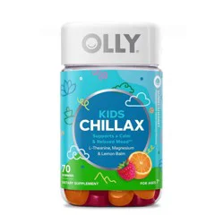 OLLY Kids' Chillax Gummies - 70ct: Inside Out Multivitamin with Gluten-Free, No Artificial Colors and Flavors