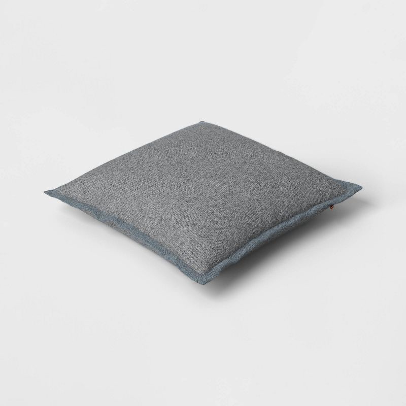 slide 2 of 5, The Cozy Collection Cozy Faux Cashmere Knit Square Throw Pillow Gray - Threshold™, 1 ct
