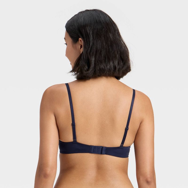 slide 2 of 5, Women's Lace Trim Super Push-Up Bra - Wild Fable™ Dark Navy Blue 36B, 1 ct