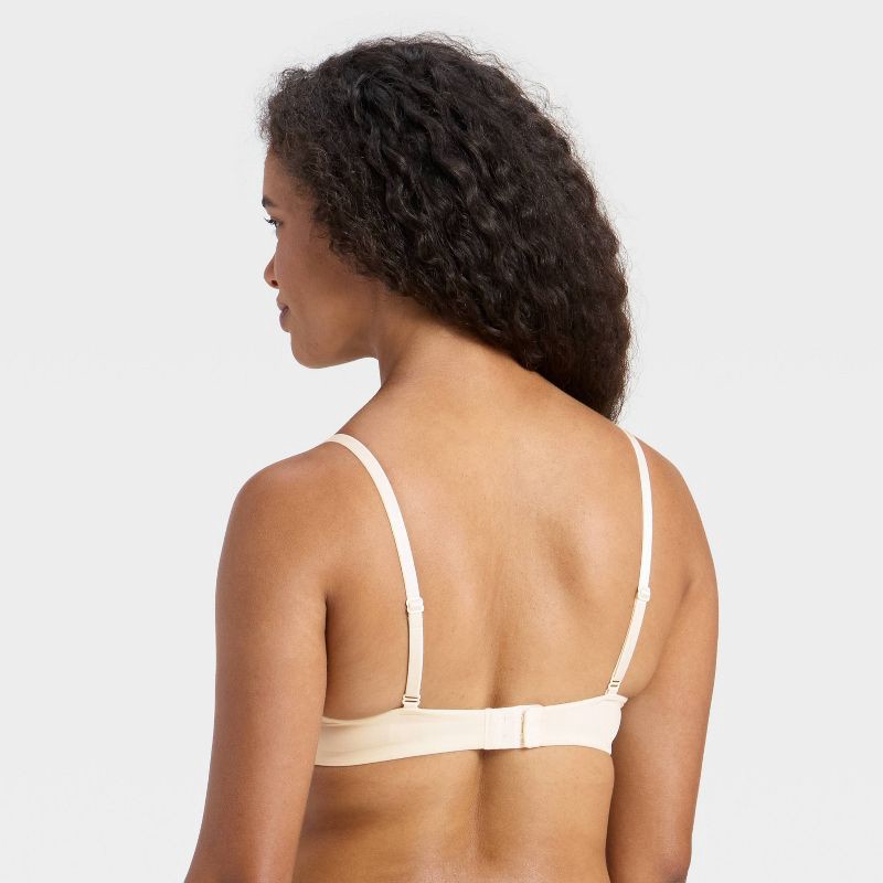 slide 2 of 5, Women's Lace Trim Super Push-Up Bra - Wild Fable™ White 34C, 1 ct