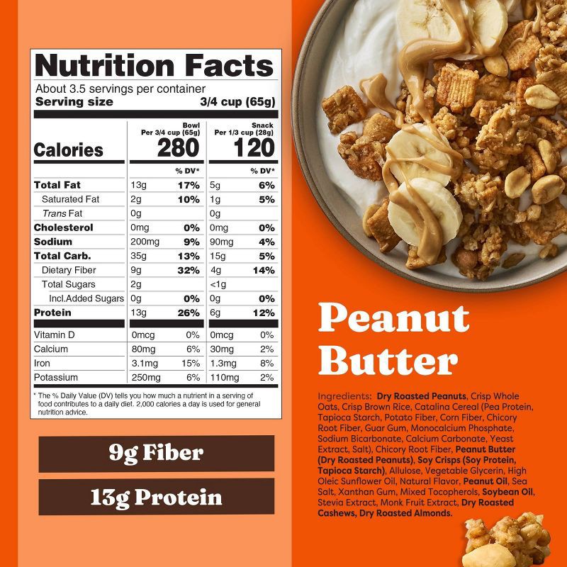 slide 3 of 5, Catalina Crunch Peanut Butter Granola - 8oz, 8 oz