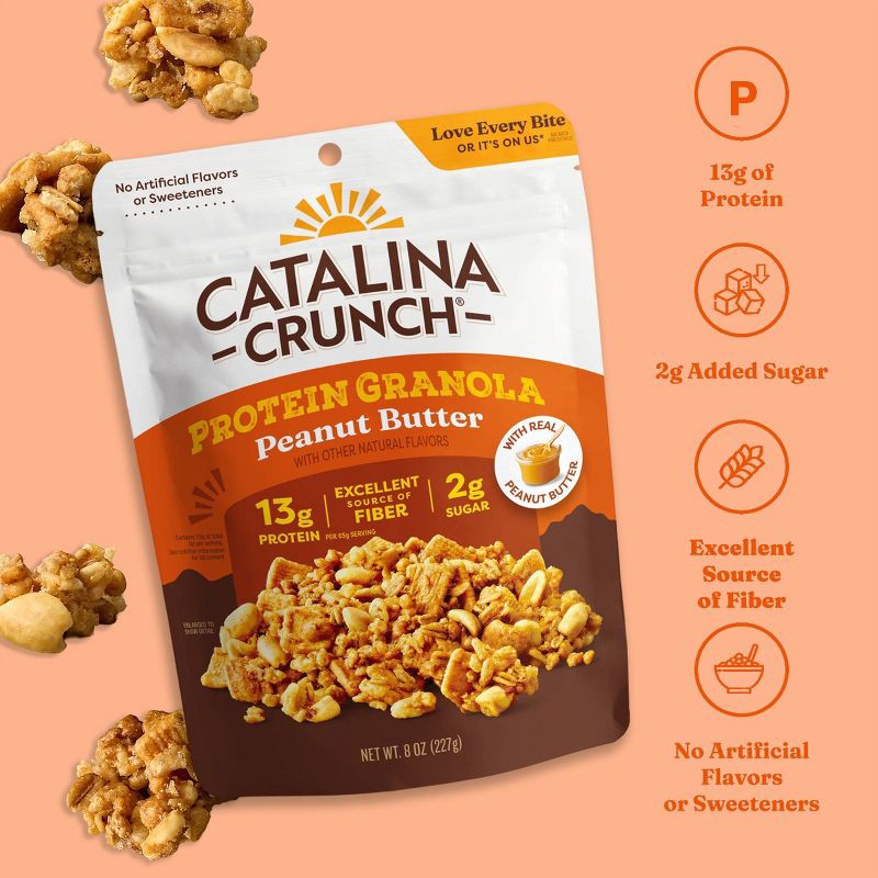 slide 4 of 5, Catalina Crunch Peanut Butter Granola - 8oz, 8 oz