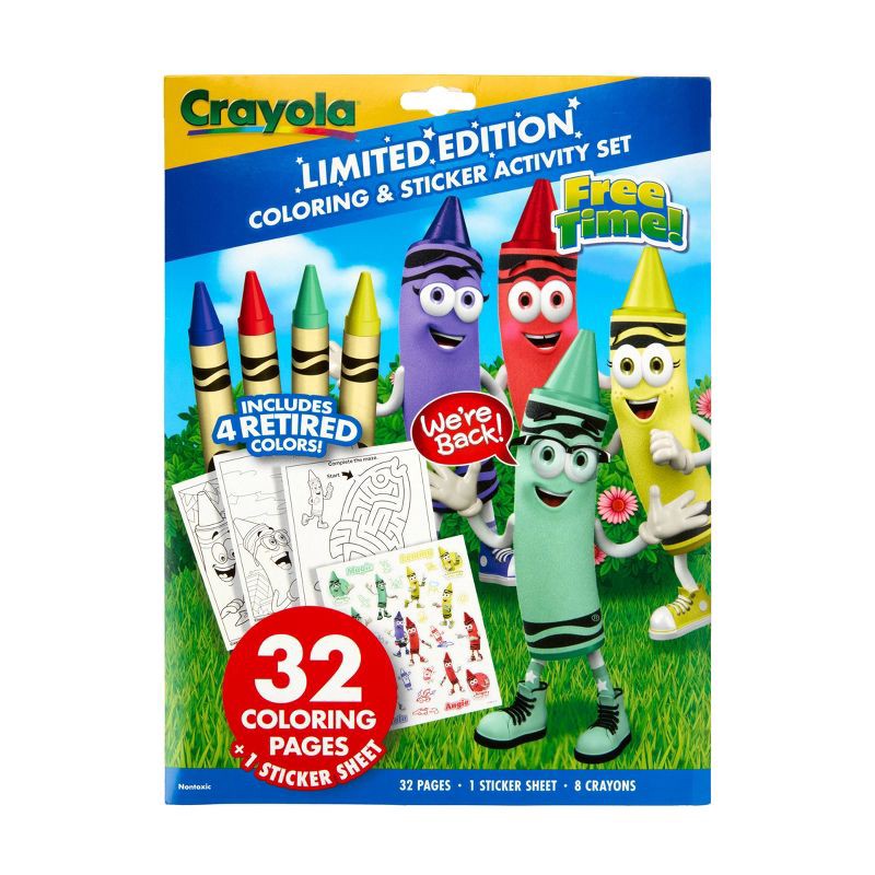 slide 1 of 5, Crayola Limited Edition Coloring Book and Activity Pad 32 Pages Age 3+ Non-Toxic, 1 ct