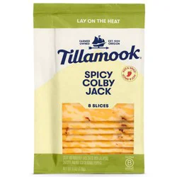 Tillamook Spicy Colby Jack Cheese Slices - 6oz/8ct