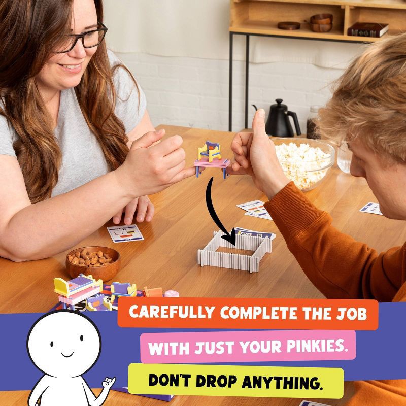 slide 8 of 9, Exploding Kittens Giants Moving Tiny Furniture Game, 1 ct