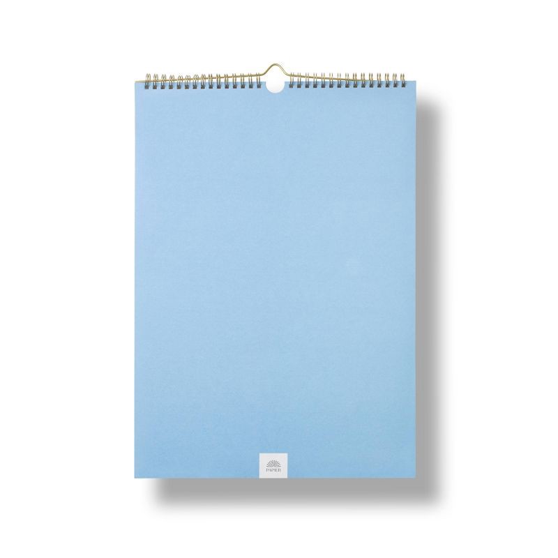 slide 2 of 3, PAPIER 11"x17" 2026 Blue Family Organized Wall Calendar, 1 ct