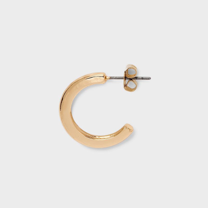 slide 3 of 3, Bow Rose and Butterfly Mixed Hoop Earring Set 9pc - Wild Fable™ Gold, 9 ct