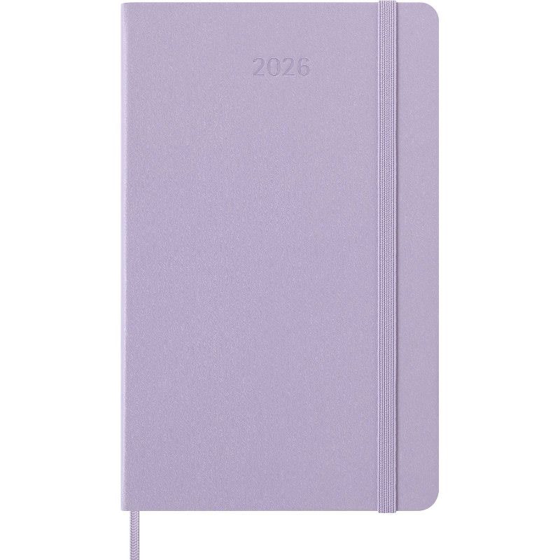 slide 2 of 7, Moleskine 2026 12 Month Daily Large Pastel Lilac Hard, 1 ct