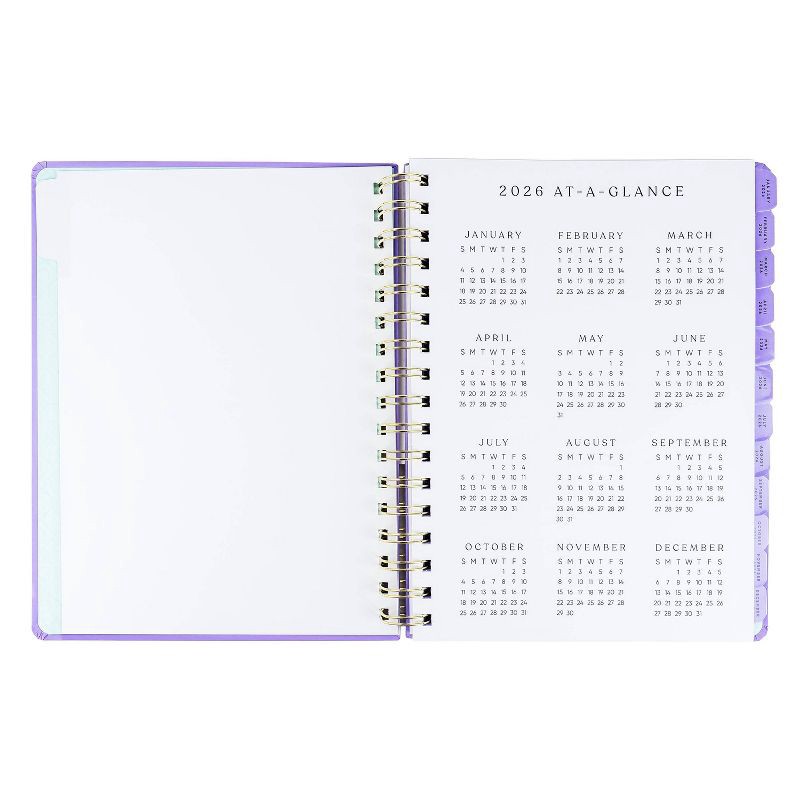 slide 4 of 5, Be Rooted 2026 Yearly Planner 7"x9" All The Things Lavender, 1 ct