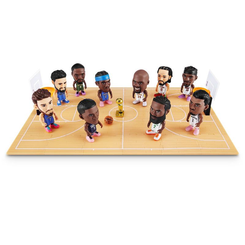 slide 6 of 9, 5 Surprise NBA Ballers Series 2 by ZURU: PVC Mini Figure Sports Toy, 1 ct