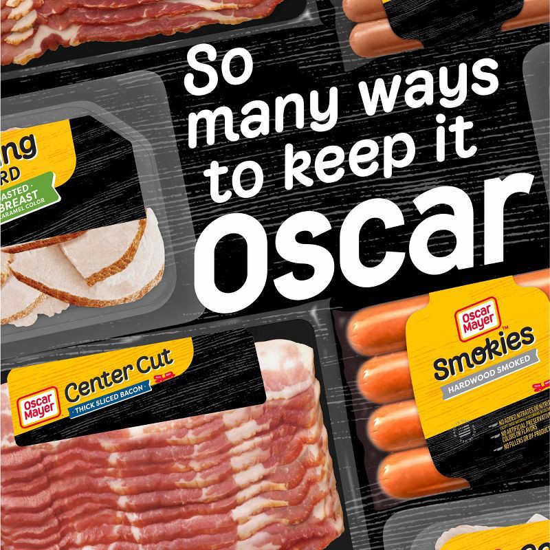 slide 7 of 10, Oscar Mayer Center Thick Cut Bacon - 12oz, 12 oz
