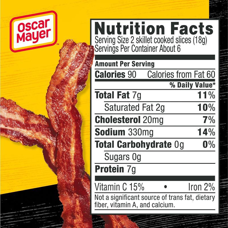slide 10 of 10, Oscar Mayer Center Thick Cut Bacon - 12oz, 12 oz