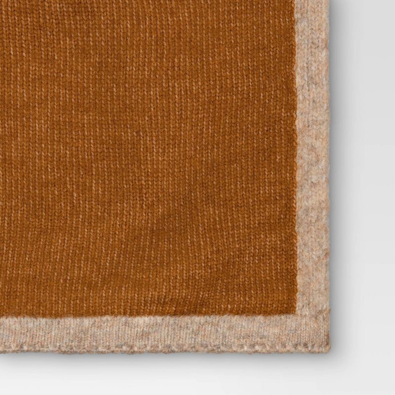 slide 4 of 6, The Cozy Collection Cozy Faux Cashmere Knit Throw Camel - Threshold™, 1 ct
