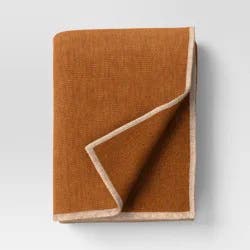 The Cozy Collection Cozy Faux Cashmere Knit Throw Camel - Threshold™