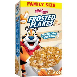 Kellogg's Frosted Flakes Cookies and Creme Breakfast Cereal - 21.9oz