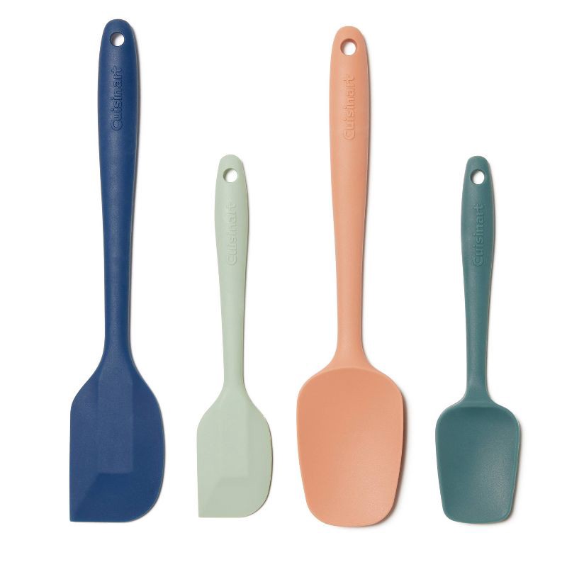 slide 1 of 4, Cuisinart 4pc Silicone Spatula Set, 4 ct