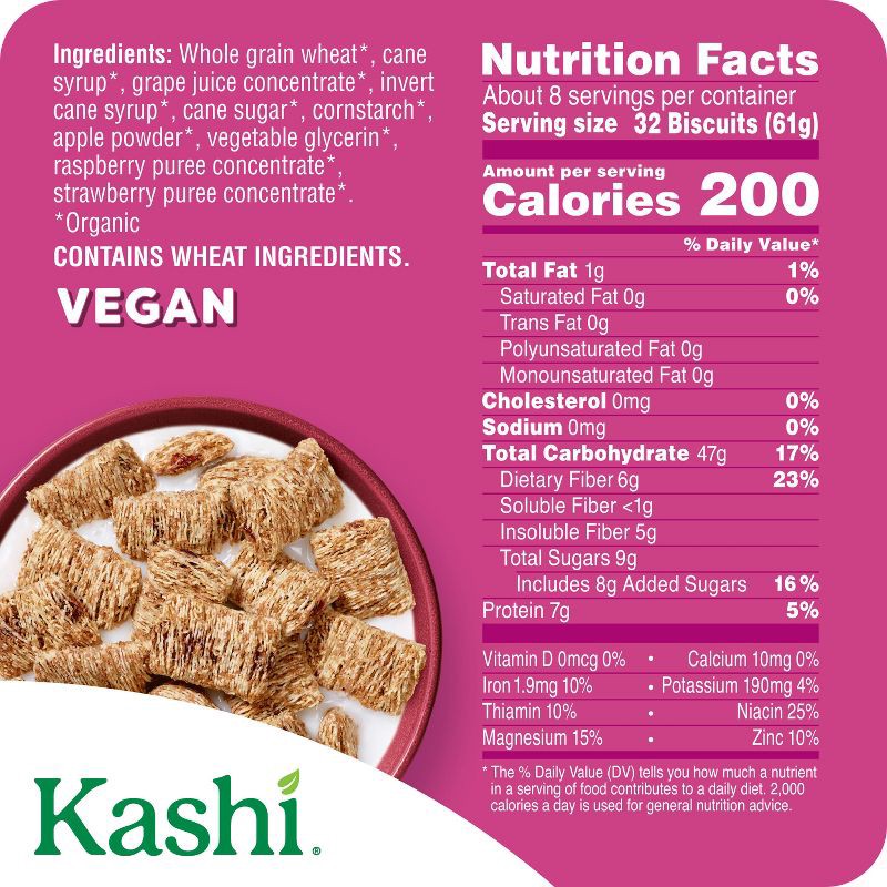 slide 7 of 13, Kashi Organic Berry Fruitful Breakfast Cereal - 17.2oz, 17.2 oz
