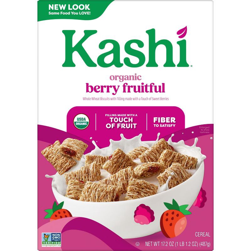 slide 8 of 13, Kashi Organic Berry Fruitful Breakfast Cereal - 17.2oz, 17.2 oz