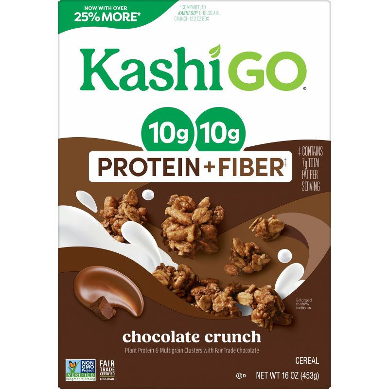slide 8 of 13, Kashi Go Chocolate Crunch Breakfast Cereal - 16oz, 16 oz