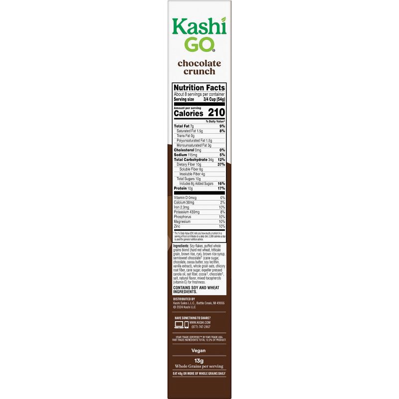 slide 11 of 13, Kashi Go Chocolate Crunch Breakfast Cereal - 16oz, 16 oz