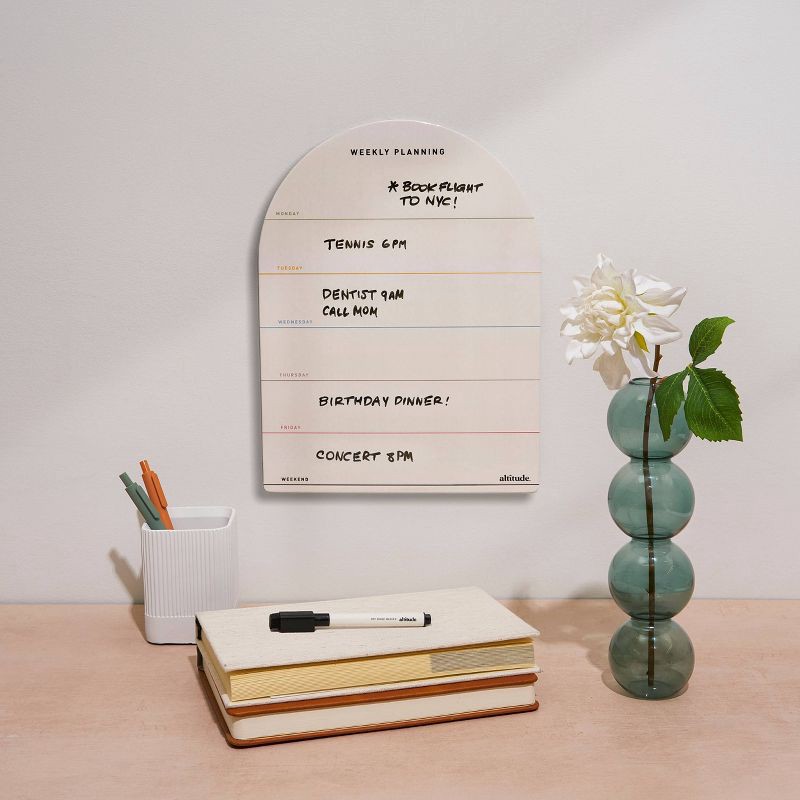 slide 2 of 9, Altitude Boards Dry Erase with Marker Rainbow Weekly, 1 ct