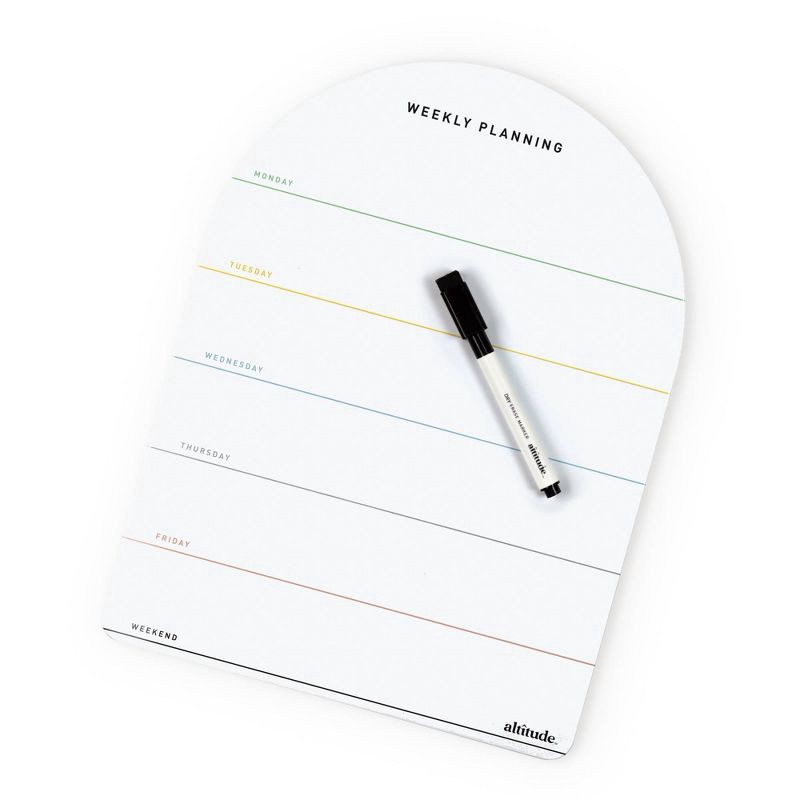 slide 5 of 9, Altitude Boards Dry Erase with Marker Rainbow Weekly, 1 ct
