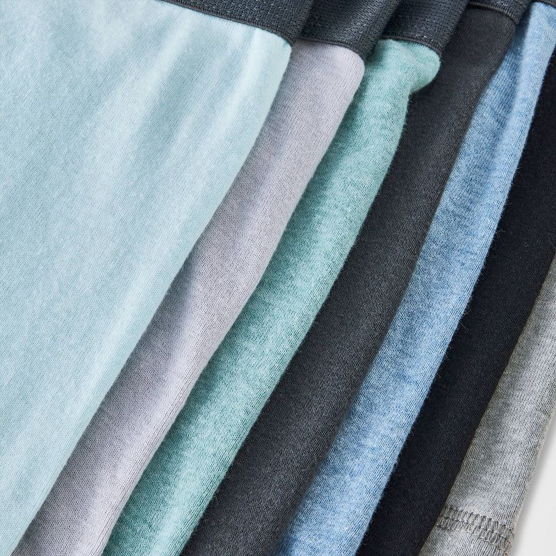 slide 4 of 4, Boys' 7pk Boxer Briefs - Cat & Jack™ Heather Blue/Gray S, 7 ct