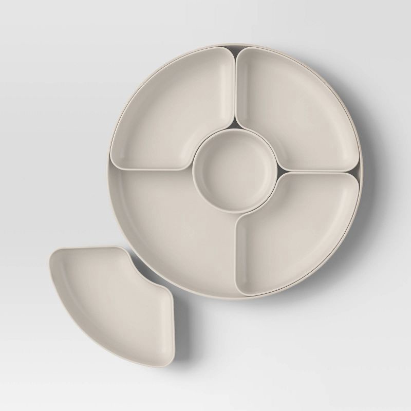 slide 3 of 3, 6pc Recycled Cocoa Butter Serving Set - Room Essentials™, 6 ct