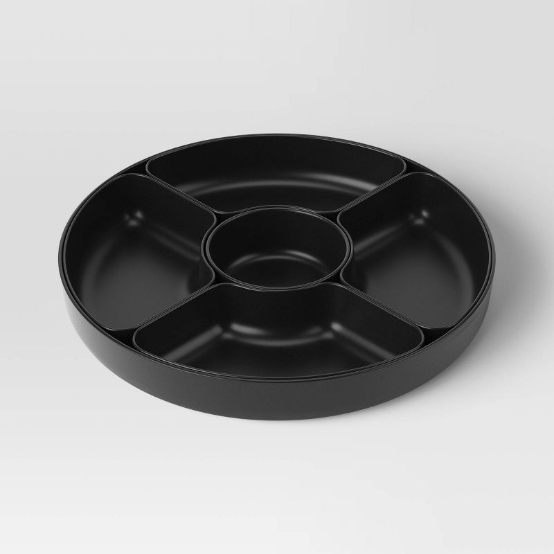 slide 1 of 3, 6pc Recycled Serving Set Black - Room Essentials™, 6 ct