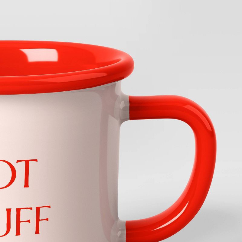 slide 3 of 3, 13oz Stoneware HOT STUFF Camper Mug - Room Essentials™, 13 oz