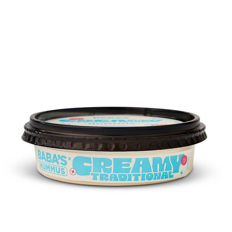 slide 3 of 7, Baba's Creamy Traditional Hummus - 10oz, 10 oz