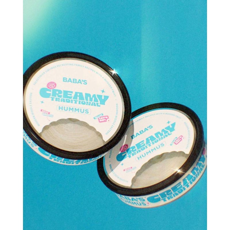 slide 7 of 7, Baba's Creamy Traditional Hummus - 10oz, 10 oz