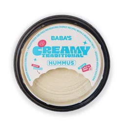 Baba's Creamy Traditional Hummus - 10oz